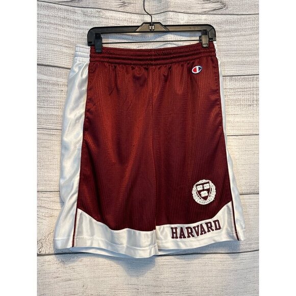 Men's Champion Harvard Basketball Shorts Size L - Picture 1 of 3